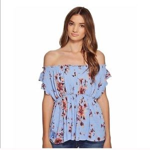 Free People Peasant Floral Top